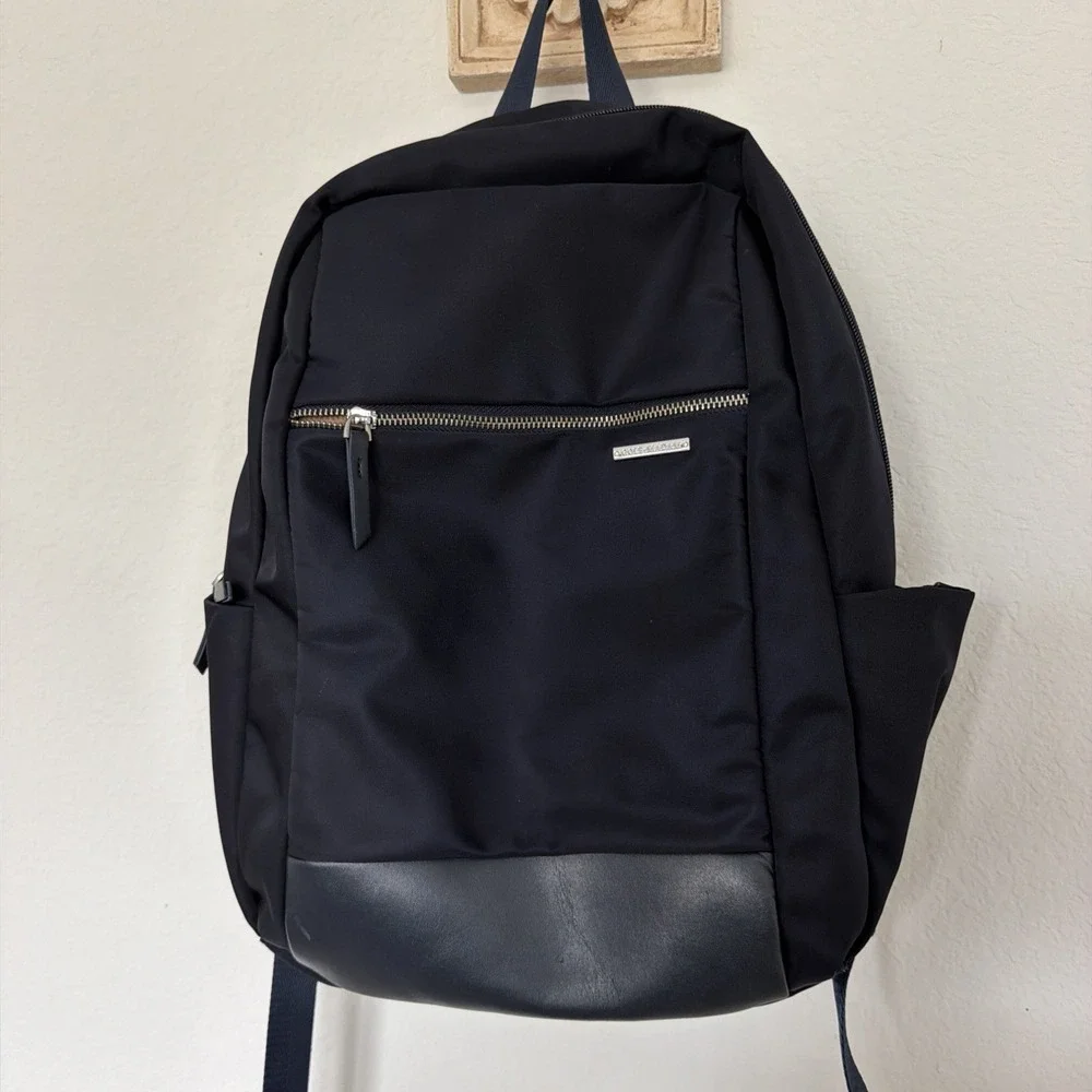 Golf Madam Woman Work Travel Laptop Backpack, Navy Blue Medium Size
